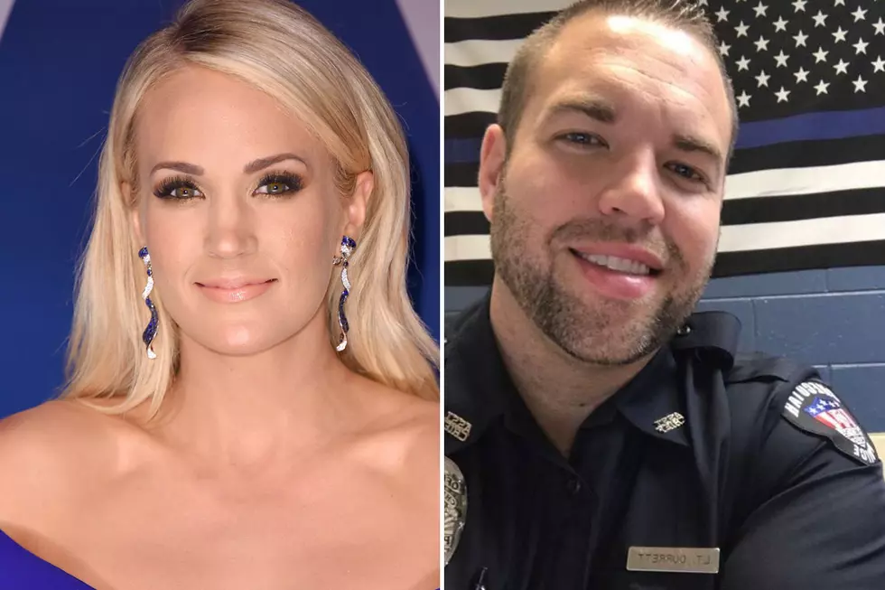 Carrie Underwood Helps Injured Police Officer Who Is Childhood Friend
