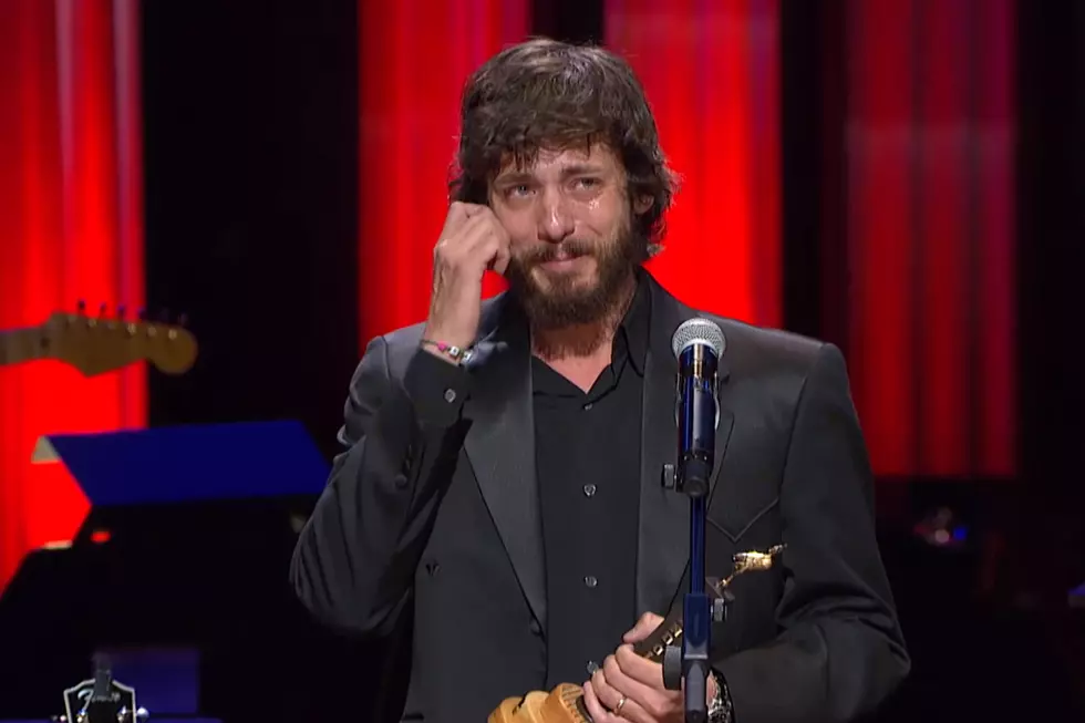 Chris Janson Gives Tearful Speech as Garth Brooks Inducts Him Into the Grand Ole Opry [Watch]