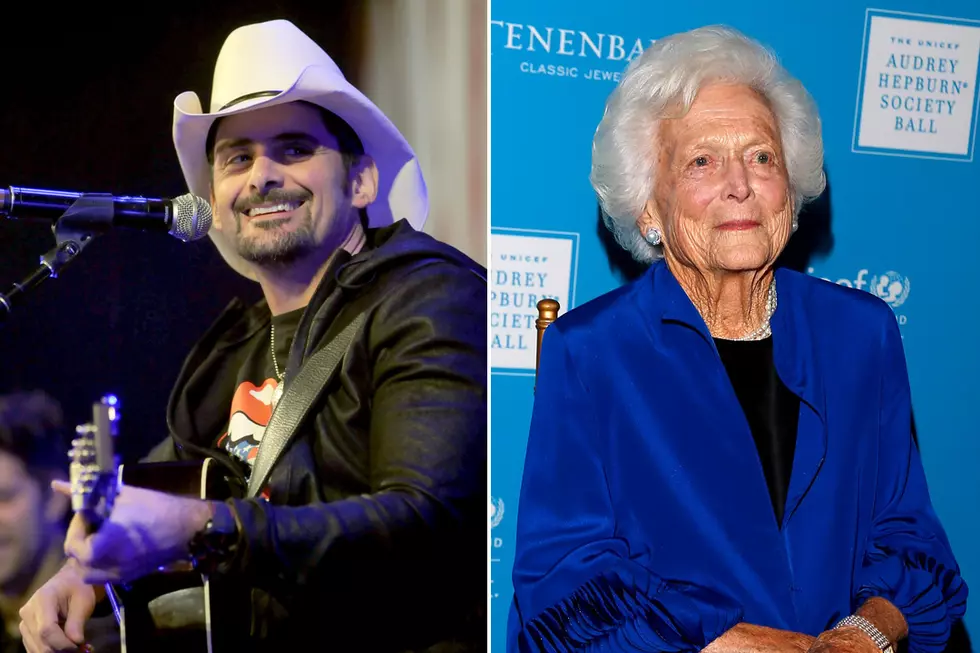 Brad Paisley Posts Touching Remembrance to Barbara Bush for ‘Inspiring Life You Lived’