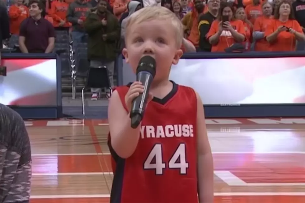This 3-Year-Old Singing the National Anthem Is All You Need Today