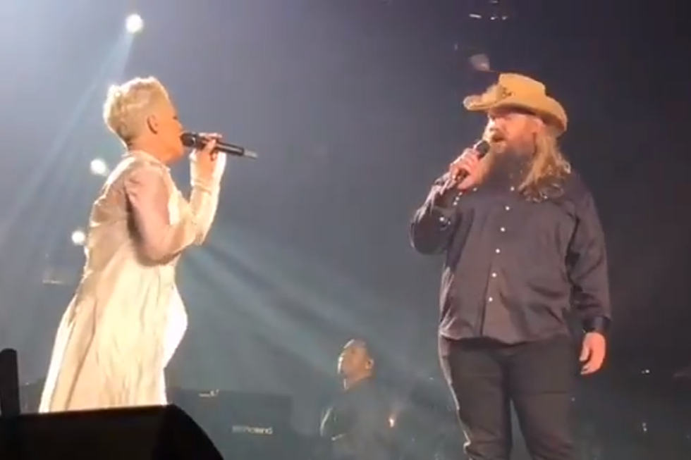 Chris Stapleton Makes Surprise Appearance With Pink for ‘Love Me Anyway’ Live [Watch]