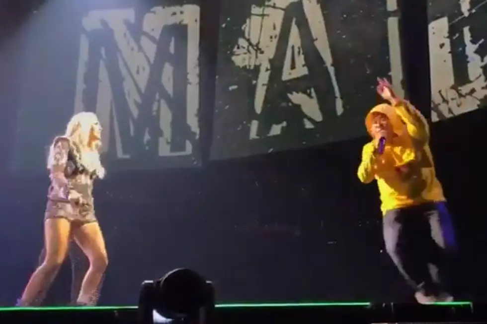 Carrie Underwood Brings Fan Onstage to Rap With Her in Boston [Watch]