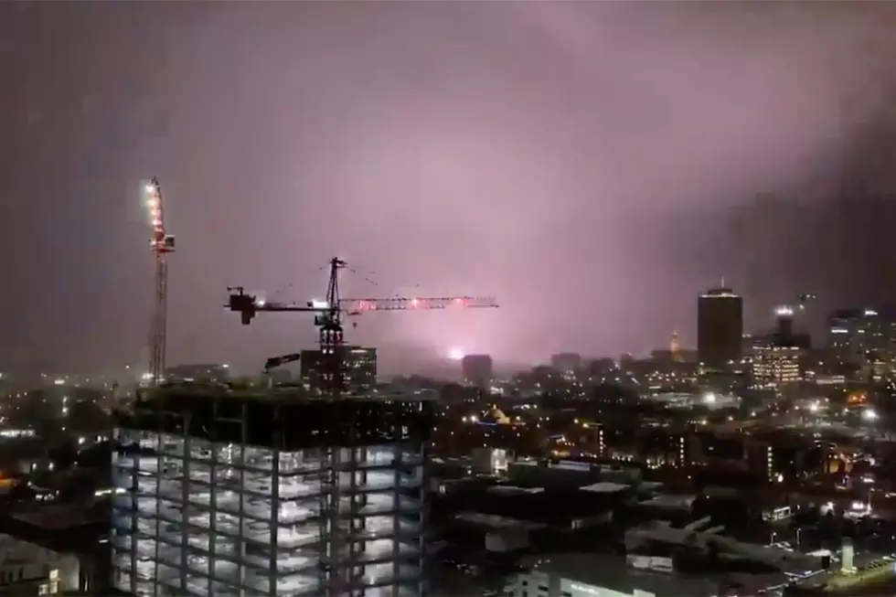 New Video Shows How Close Man Stuck in Crane Came to the Nashville Tornado