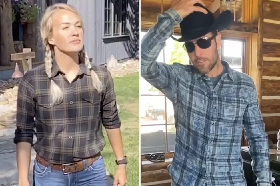 Carrie Underwood and Mike Fisher Channel ‘Yellowstone’ While on a Wyoming Ranch [Watch]