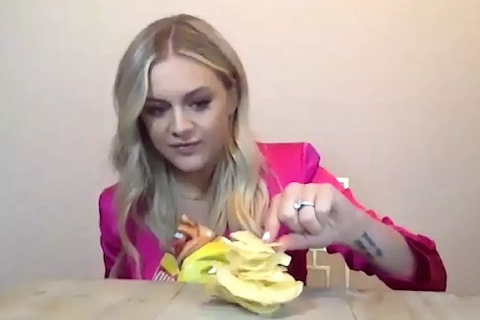 WATCH: Kelsea Ballerini Does Potato Chip Tricks on 'Corden'