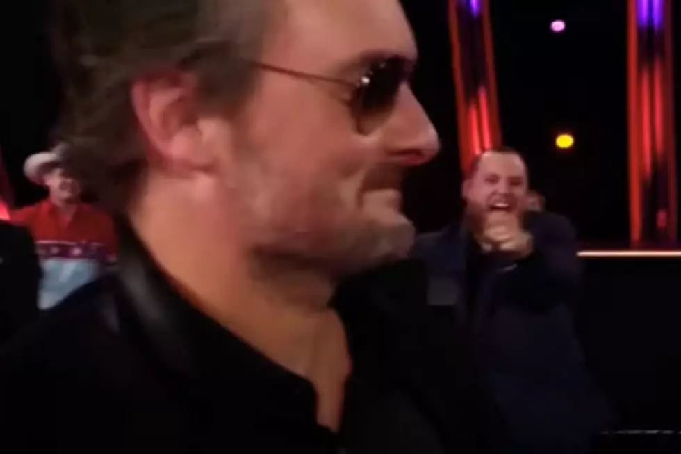 Luke Combs Was SO PUMPED to See Eric Church Win CMA Entertainer of the Year [Watch]
