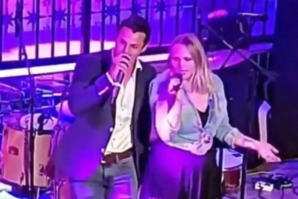 Miranda Lambert, Husband Brendan McLoughlin Try Out a ‘Grease’ Duet at Casa Rosa VIP Party [Watch]