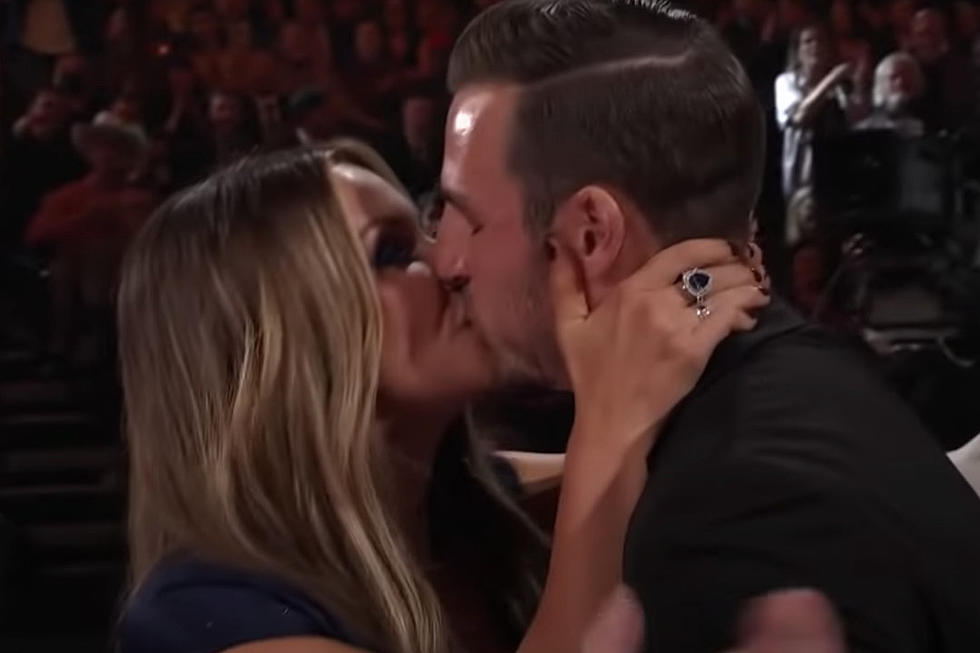 Watch Carly Pearce Plant a Big Kiss on Boyfriend Riley King After Big Win at the CMA Awards