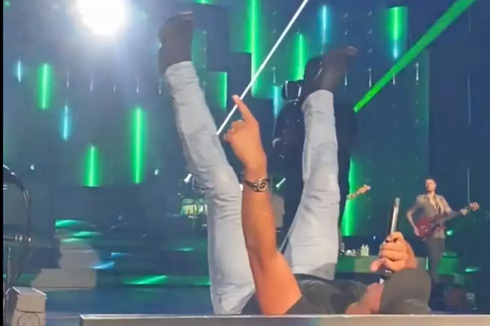 Luke Bryan Falls Down During a Show, But Never Stops Booty-Shaking [Watch]