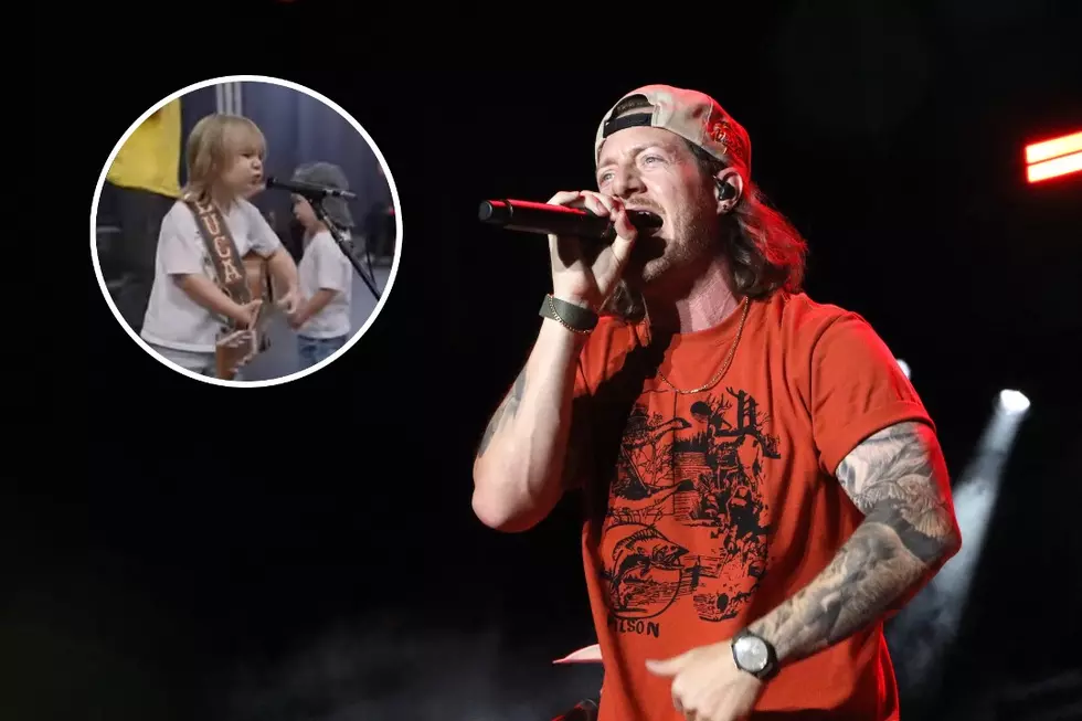 Tyler Hubbard’s Son Luca Totally Rocks Out at Dad’s Rehearsal [Watch]