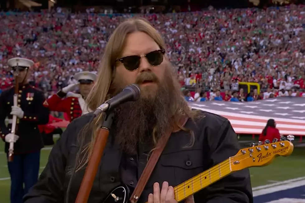 Chris Stapleton Delivers a Stirring National Anthem Performance at the Super Bowl [Watch]