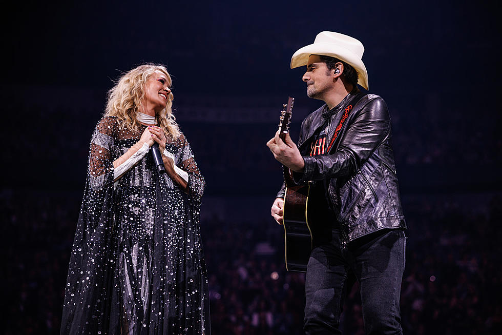 Carrie Underwood + Brad Paisley Reunite at Nashville Tour Stop