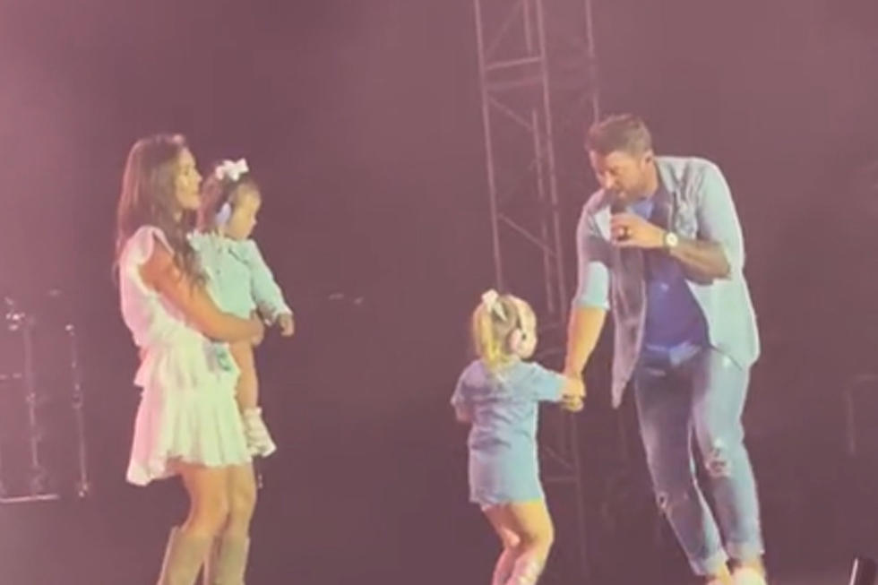 Brett Young Brings His Adorable Family Onstage at Tortuga Music Festival for ‘Lady’ + Melts the Crowd [Watch]