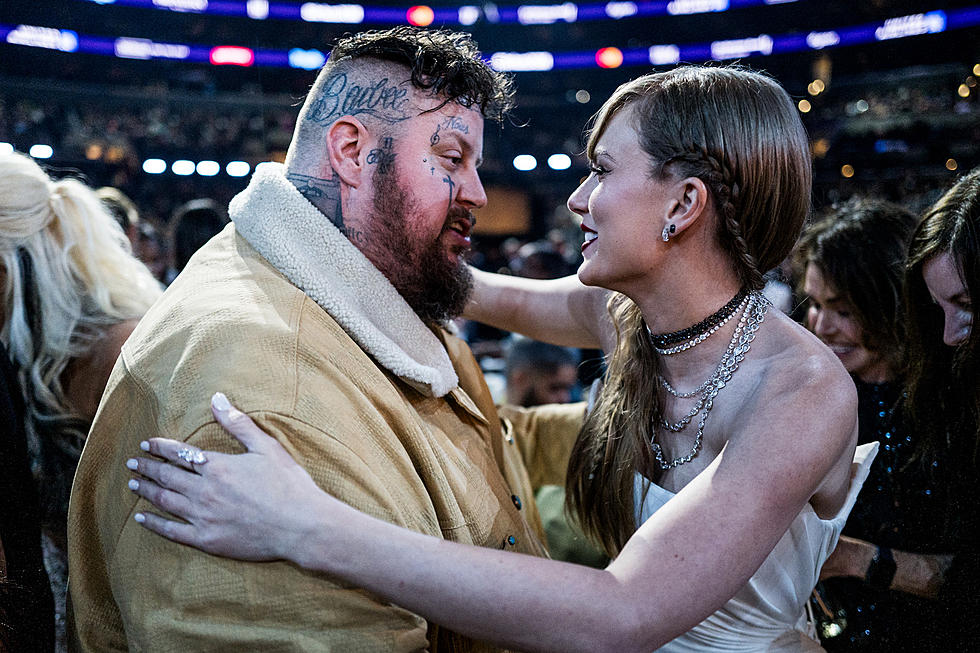 Watch Jelly Roll Meet His ‘Crush,’ Taylor Swift, at the 2024 Grammys