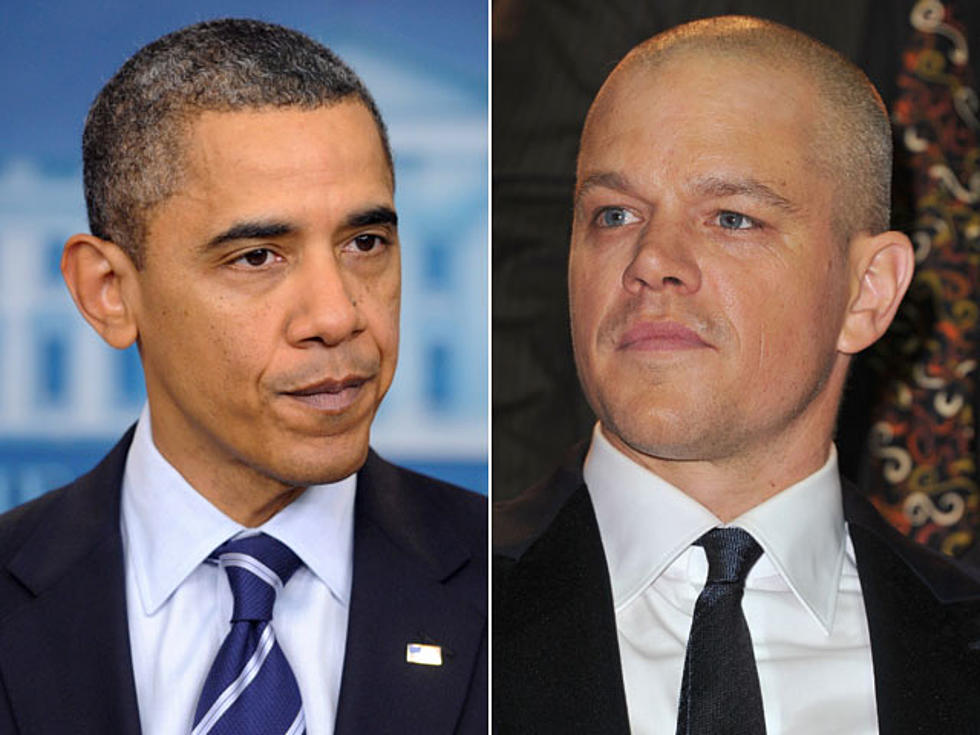 President Obama vs. Matt Damon &#8212; Who Has Bigger Cajones?