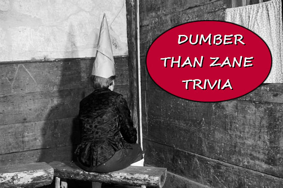 Dumber Than Zane Trivia &#8212; October 4 [FBHW]
