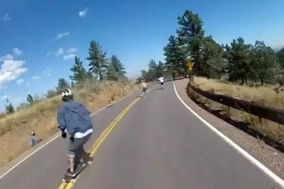 WATCH: Skateboarder Eats It Hard Going Down Hill At 40mph [FBHW]