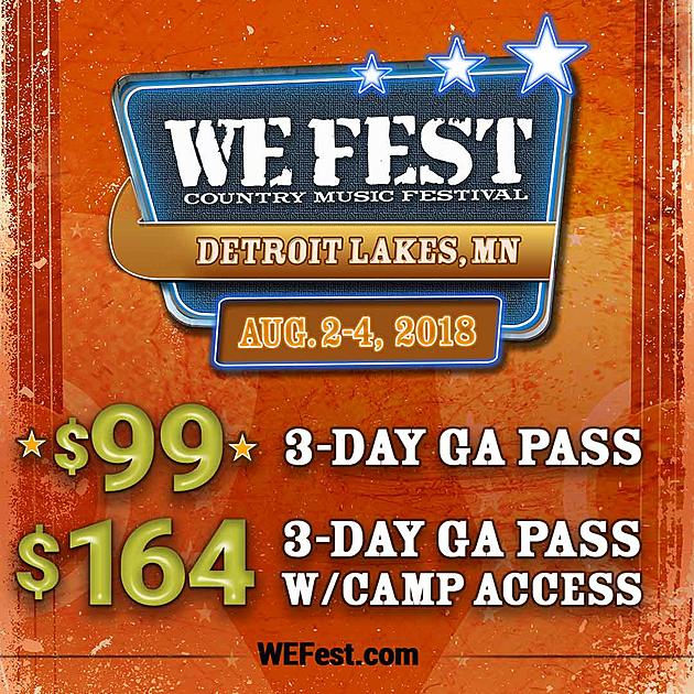 Get Early Access to WE Fest Tickets NOW!