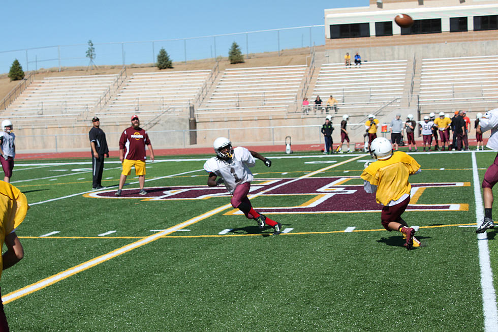 Laramie Plainsmen Football Goes Through a Test Run