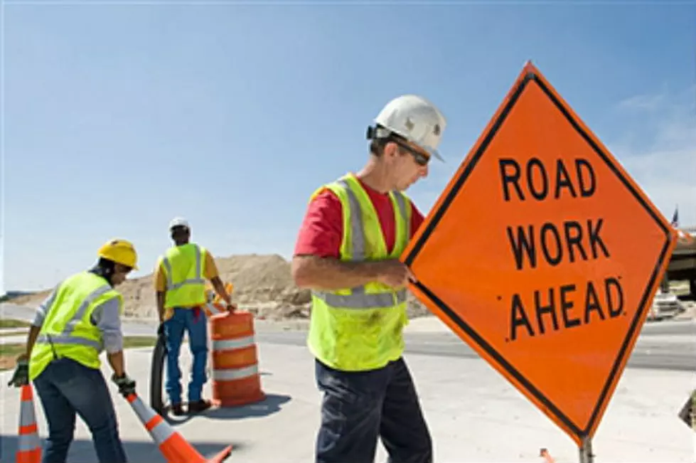 Eight Miles of Road Work on Interstate 80
