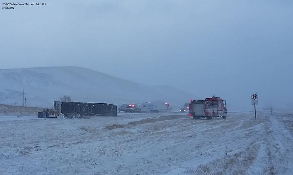 Hazmat Spill Causes I-80 Closure in Southern Wyoming