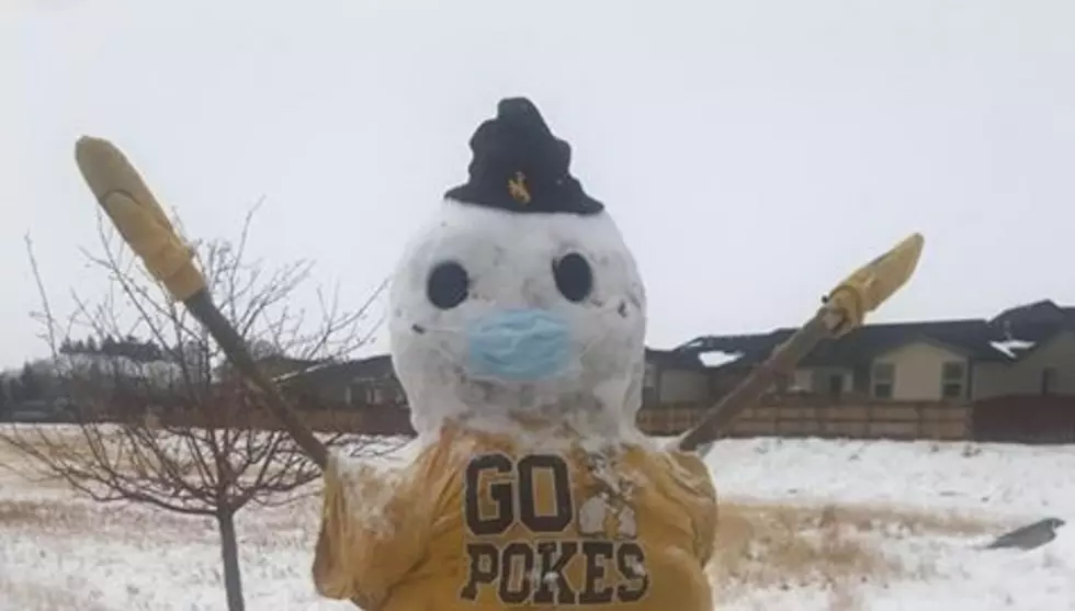A Cheery Snowman for the People of Laramie