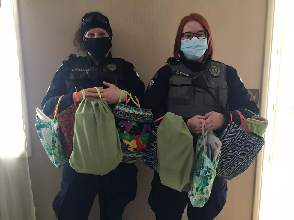 Laramie Women's Club Donates Comfort Bags to LPD