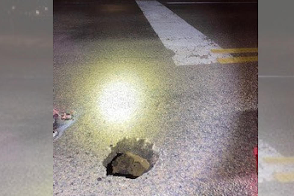 Sinkhole Found on U.S. 287 Between Medicine Bow and Bosler Wyoming