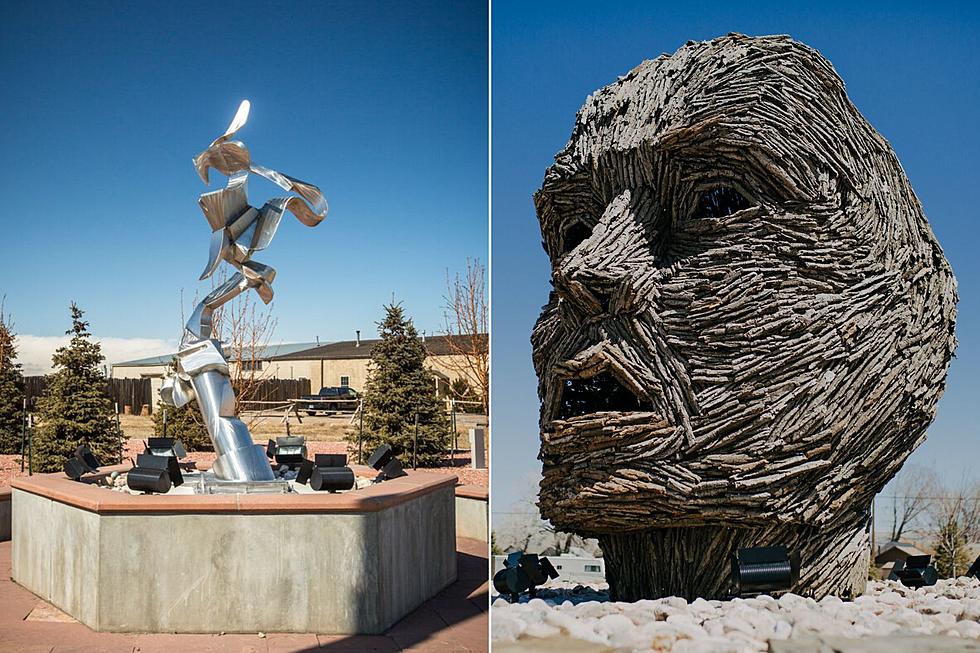 One Year Left on Laramie’s Wooden Head & Flight Sculptures