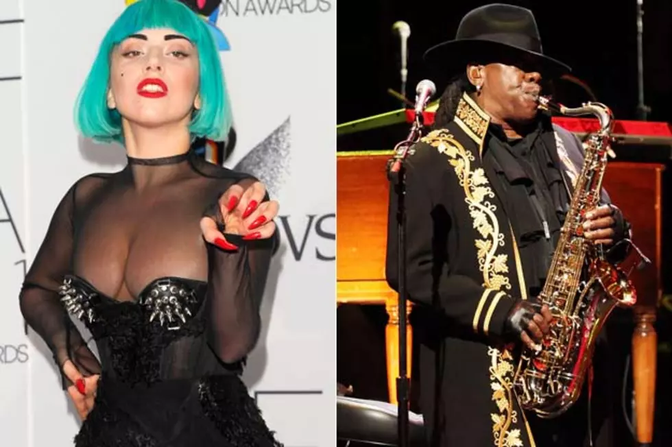 Lady Gaga Makes Get Well Video for Clarence Clemons