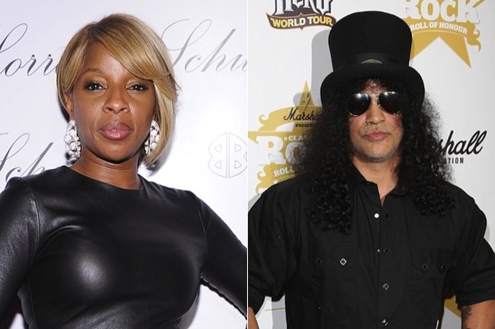 Mary J. Blige Rocks Out with Slash In the Studio