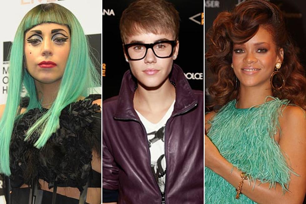 Lady Gaga, Justin Bieber, Rihanna All Get 2012 Guinness World Records