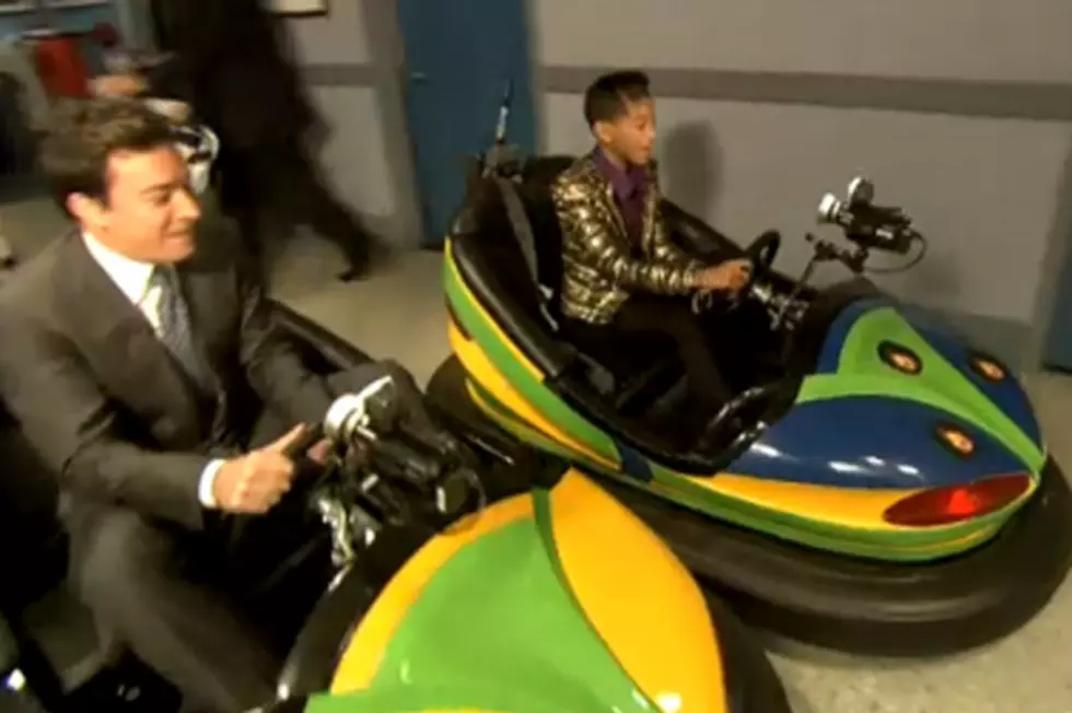 Willow Smith and Jimmy Fallon Race Bumper Cars on &#8216;Late Night&#8217;