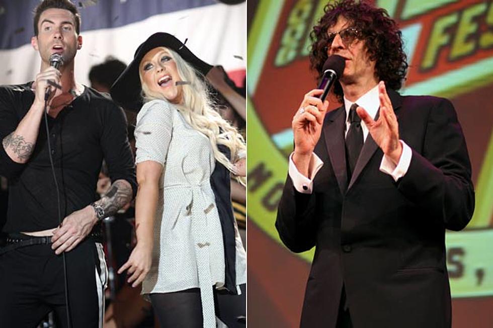 Howard Stern Grills Adam Levine About Christina Aguilera&#8217;s Weight