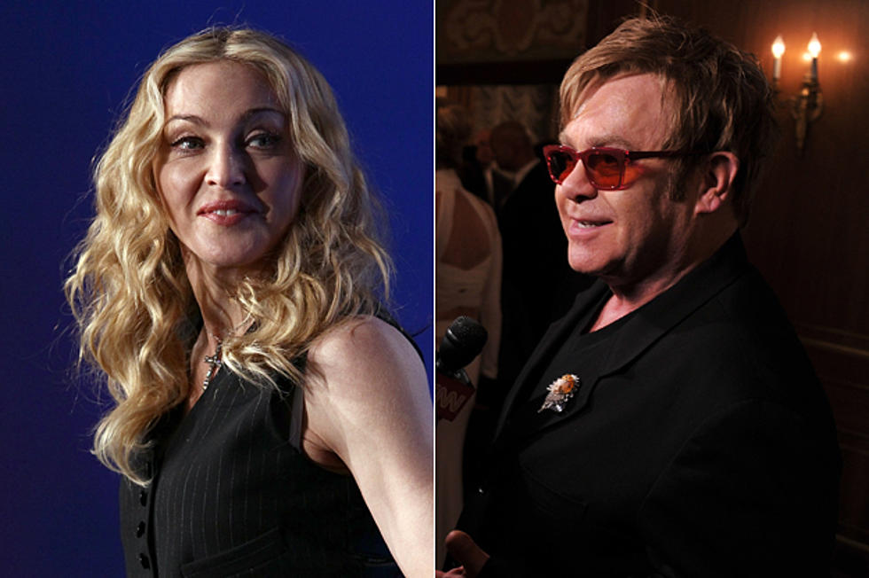 Madonna and Elton John Make Up &#8212; For Real!