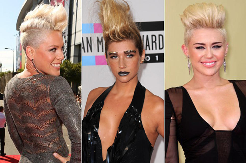 Pink vs. Kesha vs. Miley Cyrus: Who Has the Best Blond Mohawk? &#8211; Readers Poll