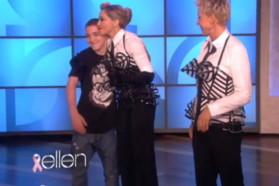 Madonna Sinks Son Rocco in Dunk Tank on ‘Ellen’