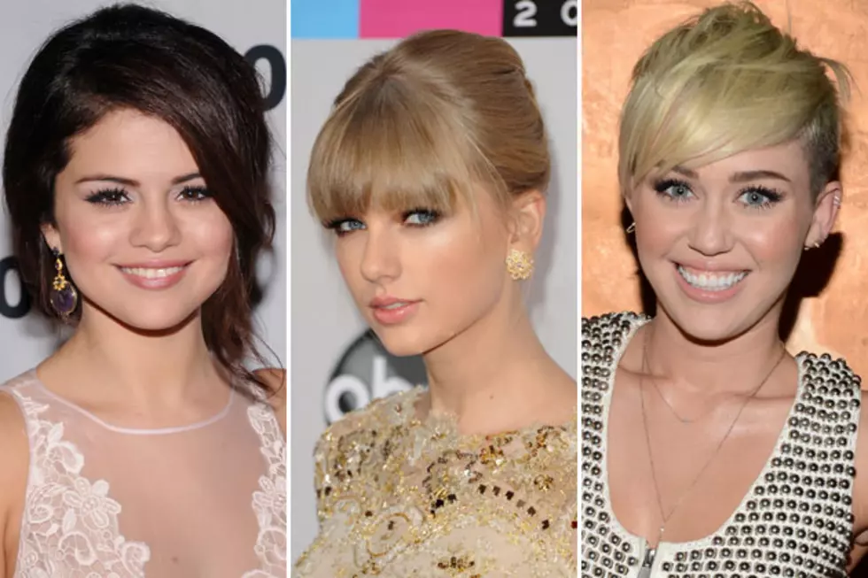 Selena Gomez Reportedly Holds Studio Sessions With Taylor Swift + Miley Cyrus