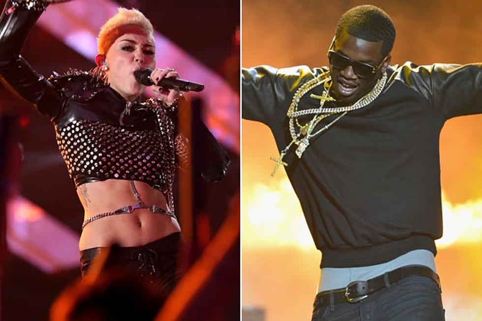 Miley Cyrus Hits Up the Recording Studio With Meek Mill