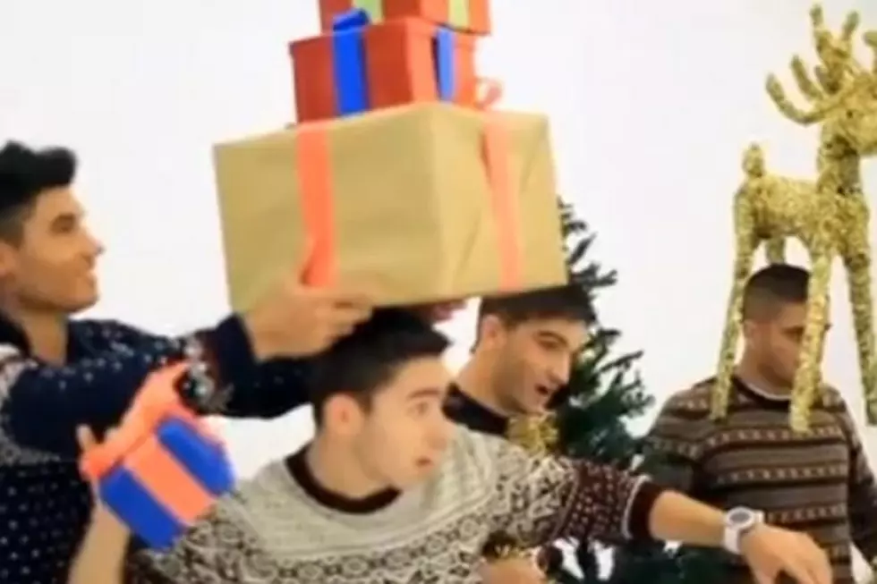 The Wanted Wear Christmas Sweaters, Play With Presents in Esquire Behind-the-Scenes Video