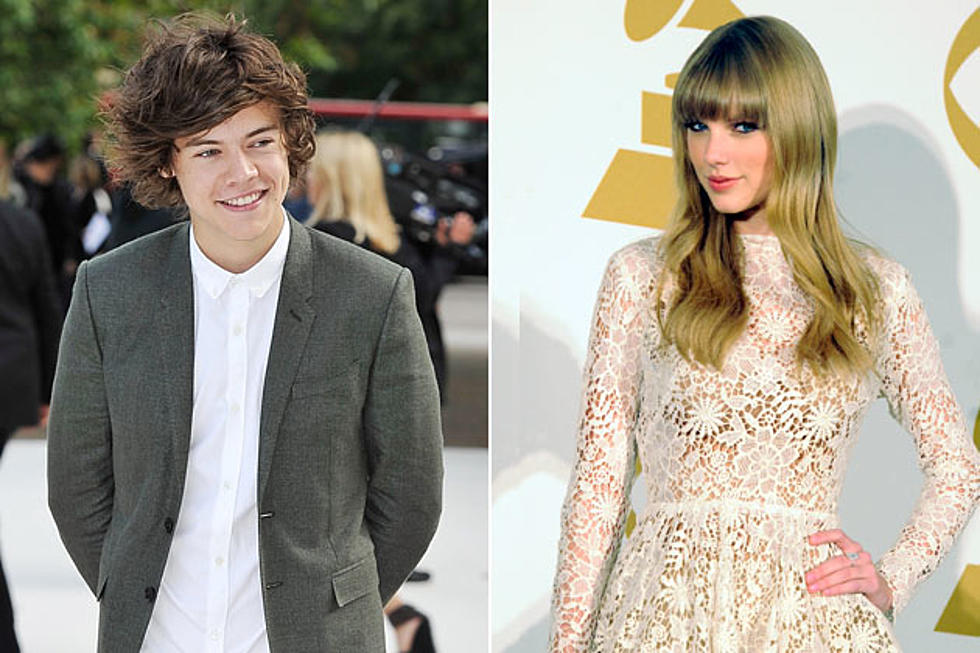Taylor Swift + Harry Styles Fly to London on Her Private Jet