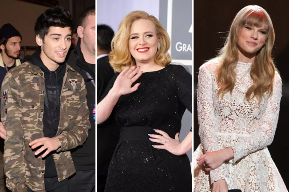 Adele, Taylor Swift + One Direction Are Worldwide Top-Selling Artists of 2012