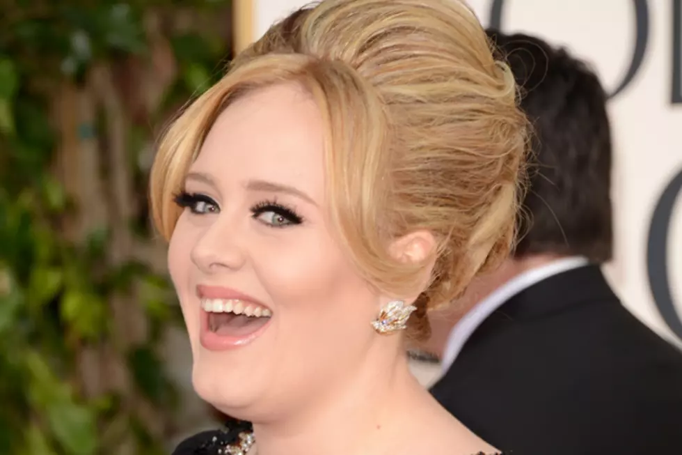 Adele Discusses Motherhood Backstage at 2013 Golden Globes