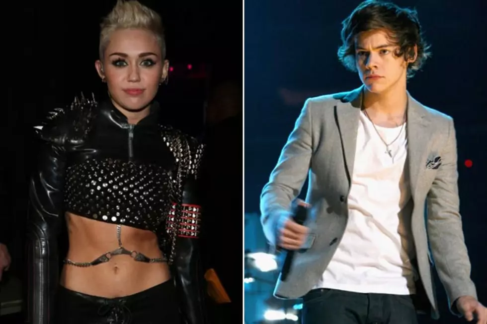 See Miley Cyrus in Bed With Harry Styles of One Direction