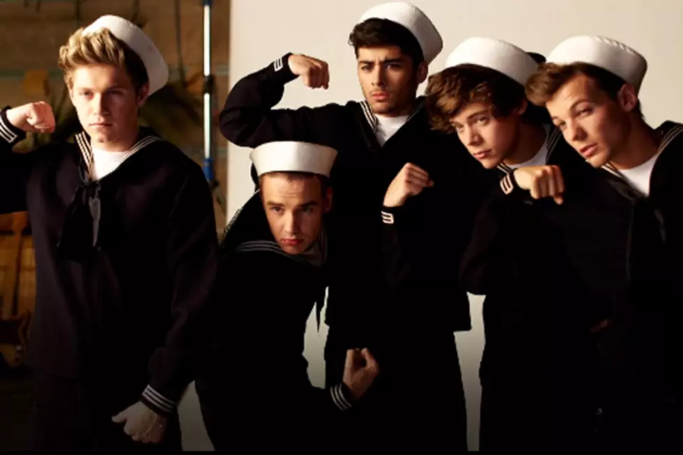 One Direction Get Silly, Ski, Go Shirtless + Dress Like Sailors in ‘Kiss You’ Video