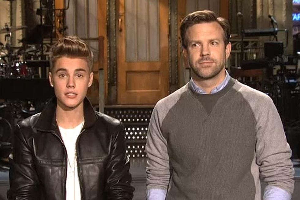 Justin Bieber + Jason Sudeikis Suffer From Bieber Fever in New ‘SNL Promos’