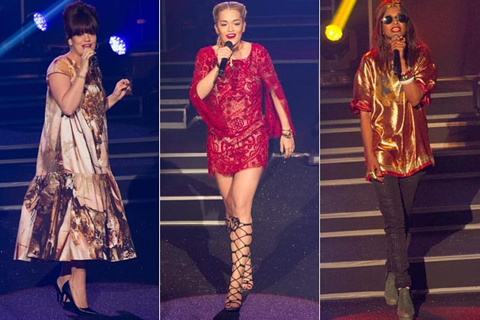 Lily Allen, Rita Ora, M.I.A. Perform at Etam Lingerie Fashion Show in Paris