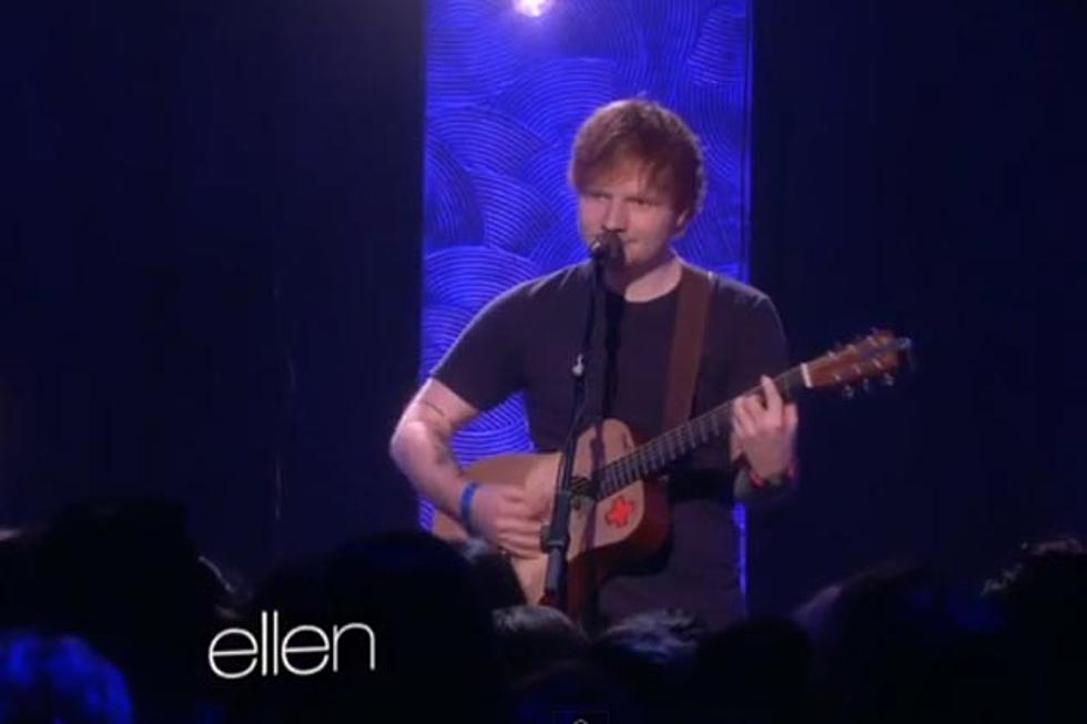Ed Sheeran Performs Intimate Version of ‘Lego House’ on ‘Ellen’ After Partying With Psy