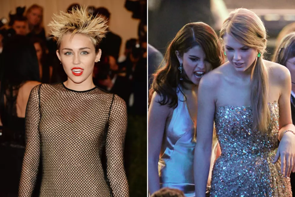 Miley Cyrus Urges Fans to Quit Feuding With Taylor Swift + Selena Gomez