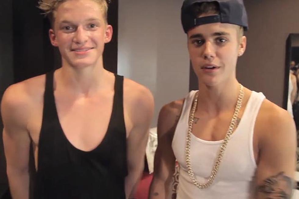 Justin Bieber Joins Cody Simpson On Stage [Video]